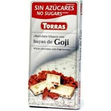 TORRAS FEHÉRCSOKOLÁDÉ GOJI BOGYÓS CM.GM. reform élelmiszer