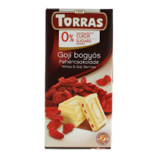 TORRAS FEHÉRCSOKOLÁDÉ GOJI BOGYÓS CM.GM. csokoládé és édesség