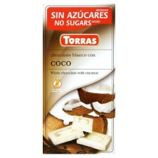 TORRAS FEHÉRCSOKOLÁDÉ KÓKUSZOS CM.GM. 75 g csokoládé és édesség
