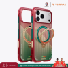 Torras Ostand Q3 Air World Cup Limited case for iPhone 17 Pro Max Red/Green X00RP102T009