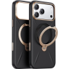Torras Ostand Q3 Vegskin for iPhone 17 Pro Obsidian Black X00FX2421