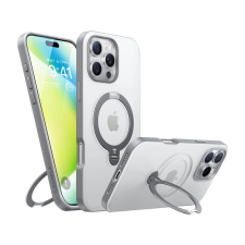 Torras Ostand Spin iPhone 16 Pro tok titánium szürke tok és táska