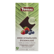  TORRAS STEVIA ÉTCSOKI ERDEI GY.GM.HCM125 csokoládé és édesség