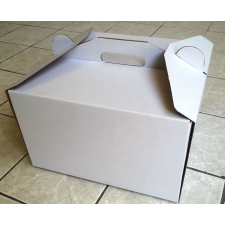 Torta doboz 30cm-es fehér sütés és főzés