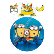 Torta ostya - Minions A4 sütés és főzés