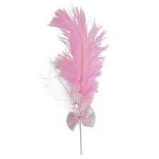  Tortadekoráció - Tollak - Rózsaszín és fehér sütés és főzés