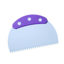  Tortadíszítő habkártya, fogazott, 15 cm sütés és főzés