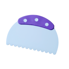  Tortadíszítő habkártya, íves, 15 cm sütés és főzés