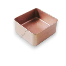 Tortaforma négyzet alakú 17*17 cm rosegold sütés és főzés