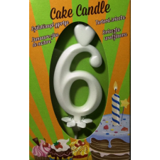  Tortagyertya szám 6 party kellék