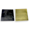  Tortakarton arany/fekete szögletes 25*25 cm 25 db