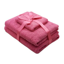 Törülközőkészlet 3 db 500 gsm (arc, kéz, test) Pink, Somnart lakástextília