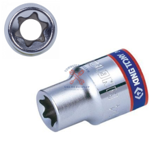  Torx dugókulcs fej 1/4&quot; E 8 dugókulcs