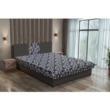  Tosca franciaágy kvarcszürke és tosca mintás szövet lenyűgöző 4 méretben ágy és ágykellék