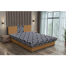  Tosca franciaágy okker és tosca mintás szövet lenyűgöző 4 méretben ágy és ágykellék