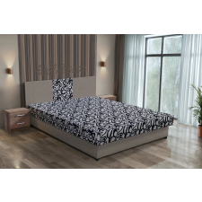  Tosca franciaágy szamárszürke és tosca mintás szövet lenyűgöző 4 méretben ágy és ágykellék