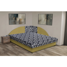  Tosca saroktámlás franciaágy száraz olíva és tosca mintás szövet lenyűgöző 4 méretben ágy és ágykellék