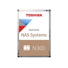 Toshiba 12TB 7200rpm SATA-600 512MB N300 HDWG51CUZSVA merevlemez, ssd