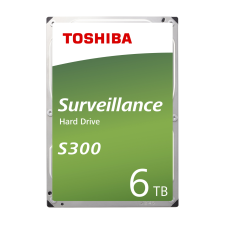 Toshiba 6TB Surveillance S300 SATA3 3.5" HDD (HDWT360UZSVA) merevlemez, ssd