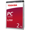 Toshiba L200 2TB 2.5" 5400rpm 128MB SATA HDWL120UZSVA