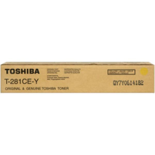 Toshiba T-281CEY - eredeti toner, yellow (sárga) nyomtatópatron & toner
