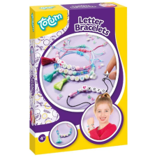 Totum Betűs karkötőkészítő  Ajánlott 4-6 éves korig lányoknak (79343) kreatív és készségfejlesztő