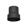 TOTYA Acél füstcső bővítő 120-180mm, vegyestüzelésű kazánhoz, vastagfalú (2mm), fekete