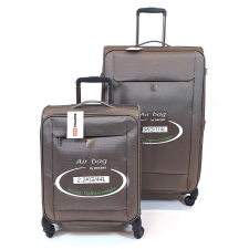 TOUAREG négykerekes, bronz, 2 részes S,L bőrönd szett TG-6650/szett-2db kézitáska és bőrönd
