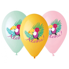 Toucan Aloha, Tukán léggömb, lufi 5 db-os 13 inch (33 cm) party kellék