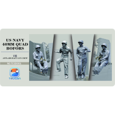  Toucan Model ANTI-AIRCRAET GUN CREW 1:35 (TC3D001) makett