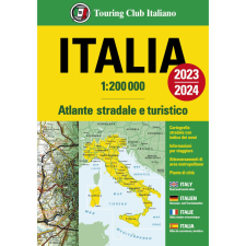 Touring Club Italiano Olaszország autós atlasz TCI 1:200e. 2023/24 térkép