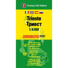 Touring Club Italiano Trieszt térkép, Trieszt várostérkép zsebtérkép 1:10e TCI térkép