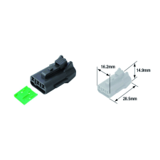 Tourmax Elektromos Férfi Csatlakozó Vízálló Típus 060 (FRM) TOURMAX Elektronika Egyéb elektromos alkatrész egyéb motorkerékpár alkatrész