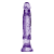 ToyJoy Anal Starter - élethű anál dildó - 16cm (lila)