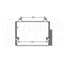  Toyota Hilux 2005.07.01-2015.12.01 Légkondihűtő (0778) autóalkatrész