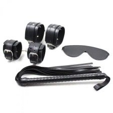 Toyz4Lovers Kötöző készlet korbáccsal, szemmaszkkal karkötő