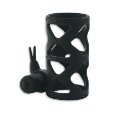 Toyz4Lovers Slender Ring fekete vibráló péniszköpeny péniszköpeny