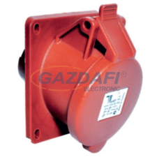 TP Electric 3107-309-1600 5X32A - Beépíthető dugalj (ferde) -83x90 alap (IP44) villanyszerelés