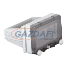 TP Electric 3340-326-0600 Modul ablak 6 férőhelyes süllyesztett, kalapsínnel, 80mm mély villanyszerelés