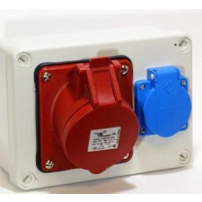 TP Electric SZERELT DOBOZ 1x 2P+F és 1x 5P32A villanyszerelés