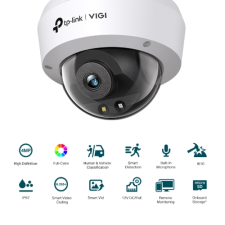 TP-Link ip kamera kültéri éjjellátó full color dome kamera - vigi c240(2.8mm) megfigyelő kamera