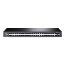 TP-Link JetStream T2600G-52TS - switch - 48 ports - managed - rack-mountable (TL-SG3452) hub és switch