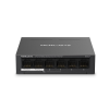 TP-Link MERCUSYS Switch 6x100Mbps(4xPOE+), Fémházas Asztali, MS106LP