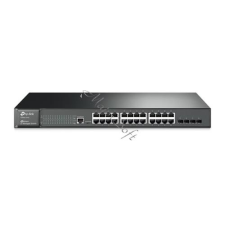 TP-Link Switch 24x1000Mbps + 4xGigabit SFP port + 2 konzol port, Menedzselhető, T2600G-28TS(TL-SG3424) hub és switch