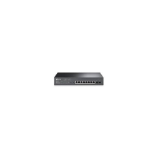 TP-Link Switch 8x1000Mbps (8xPOE+) + 2xSFP, Menedzselhető, TL-SG2210MP hub és switch