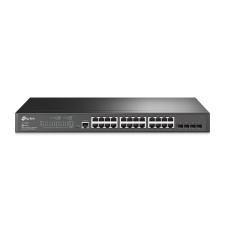 TP-Link Switch Smart - TL-SG3428 JetStream (L2,L2+; IPv6; 24port 1Gbps + 4port 1Gbps SFP + Console port) hub és switch