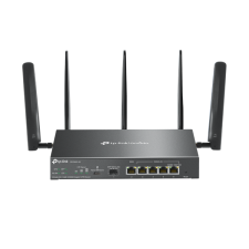 TP-Link vezetékes omada ax3000 vpn router 1xwan(1000mbps) + 4xlan(1000mbps) + 1xsfp + 1xsim, er706w-4g router