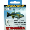 Trabucco AKURA ZANDER  LIBR.06X0,25, előkötött horog