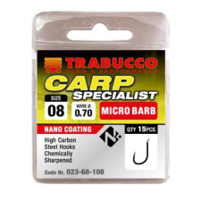  Trabucco Carp Specialist mikro szakállas horog, méret: 16 horog