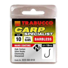 Trabucco Carp Specialist szakáll nélküli horog 12 15 db horog